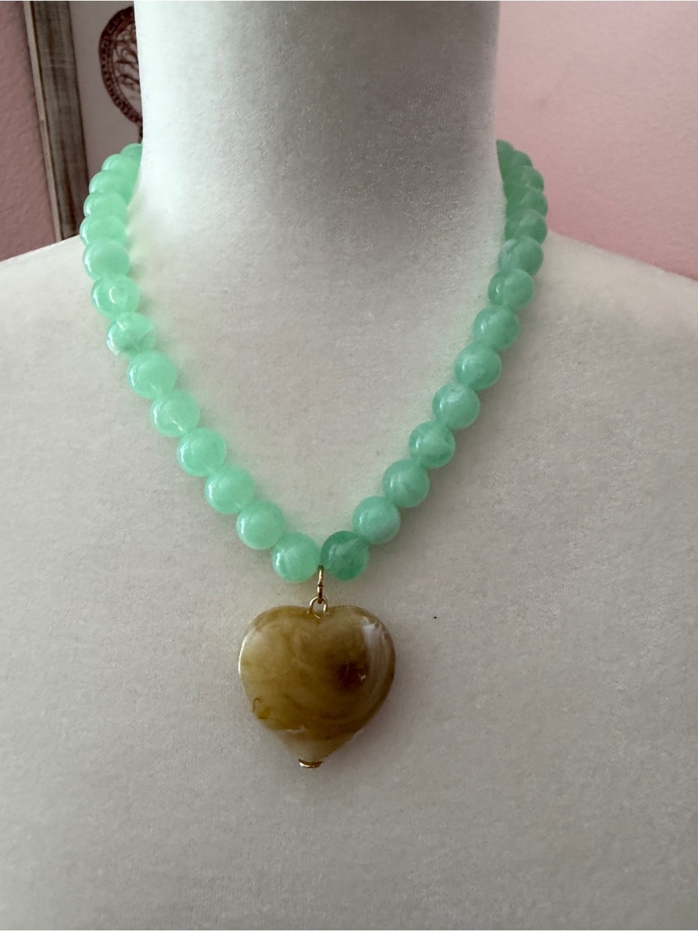 Bead chunky necklace
